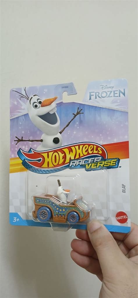 Hot Wheels Racer Verse Frozen Olaf Hobbies Toys Toys Games On Carousell