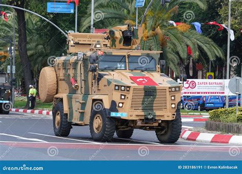 Turkish Gendarmerie Operation Squad With Automatic Rifles And Black