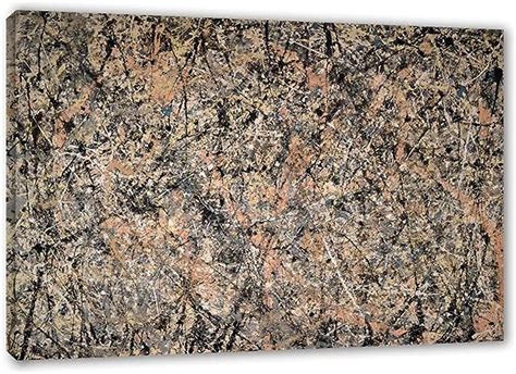 Jackson Pollock Quadro Dipinti Famosi Nebbia Di Lavanda Riproduzione