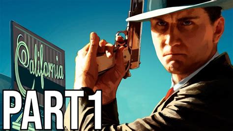 la noire (XBOX ONE) walkthrough gameplay part 1 "patrol" (1/2) - YouTube