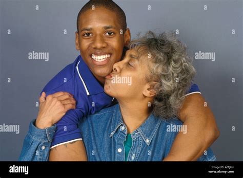 Mature Mother Son Embrace Love Hi Res Stock Photography And Images Alamy