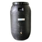 EarthMinded DIY Rain Barrel Bundle With Diverter System 55 Gal Black