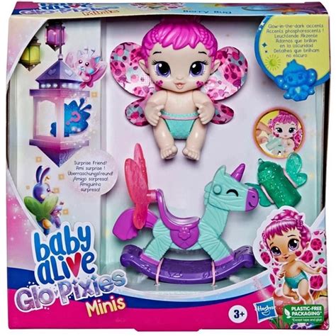 Boneca BABY Alive GLO Pixies Mini BERRY BUG Hasbro F3650 Starhouse