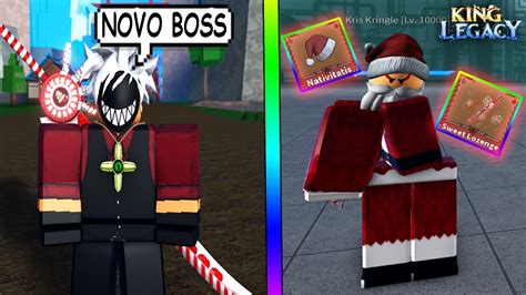 Enfrentei O Novo Boss De Natal Showcase King Legacy King Piece Youtube