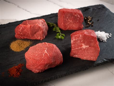 American Wagyu Kobe Beef Style Top Sirloin Steaks 8 Per Pack