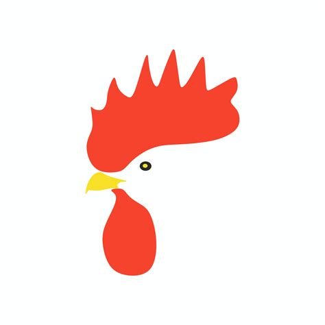 Logotipo De Cabeza De Gallo Como Icono Vector En Vecteezy The Best