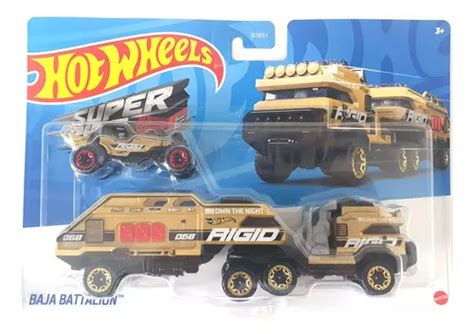 Hot Wheels Super Rigs Baja Battalion Caminhão Carro Hmf91 Frete grátis