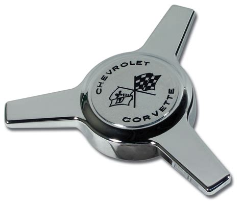 C2 1963 Chevrolet Corvette Hubcap Spinner Set. 4 Piece - Auto 