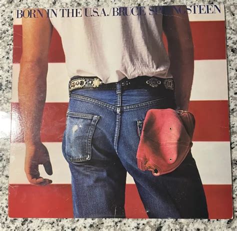 Bruce Springsteen Born In The Usa Vinyl Lp Record Album Columbia