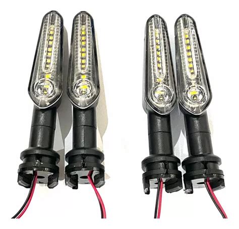 Kit 4 Pisca Led Seta Yamaha Mt03 Mt07 Mt09 Sequencial 20 23 Frete grátis