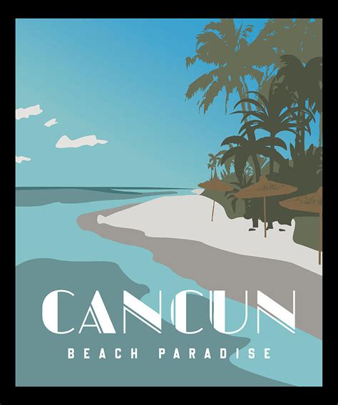 Cancun beach paradise Digital Art by Alexandru Chirila - Fine Art America