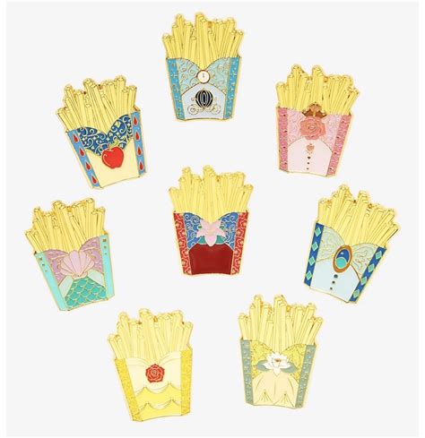 Disney Princess French Fries Blind Box Pin Set At Boxlunch Disney