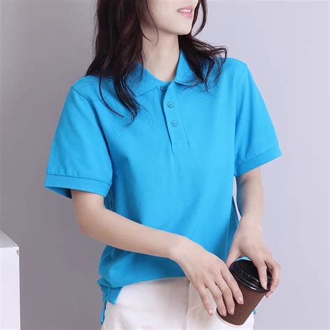 women dri fit polo shirt sky blue color polo tshirt unisex