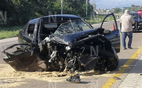 Yucatán Aparatoso accidente en la Mérida Campeche deja a dos personas