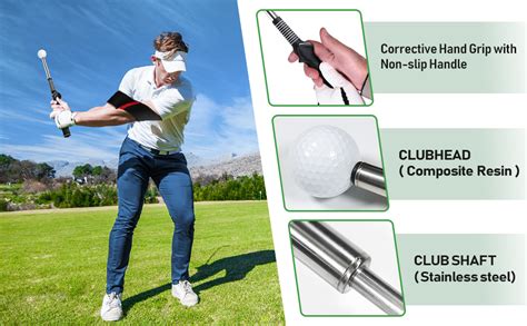 Retractable Golf Swing Trainer Aid Golf Grip Trainer