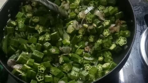 Bhindi Fry Spicy Lady S Finger Fry Recipe In Telugu Okra Fry Vendakkai