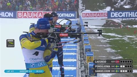 Biathlon Mondiaux H Le résumé de la mass start à Oberhof