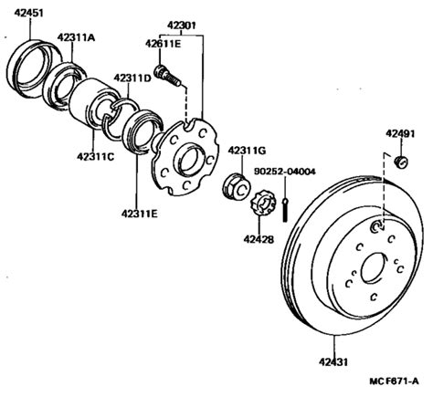 Rear Axle Shaft Hub For Toyota Soarer Gz Japan Sales