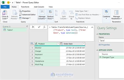 How To Use Power Query Date Functions In Excel Examples