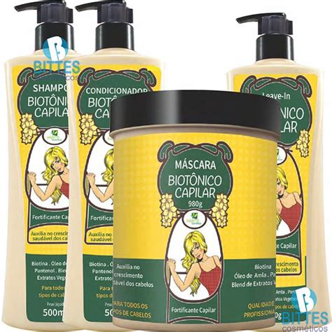 Comprar Kit Biotônico Capilar Hábito Cosméticos Força Crescimento