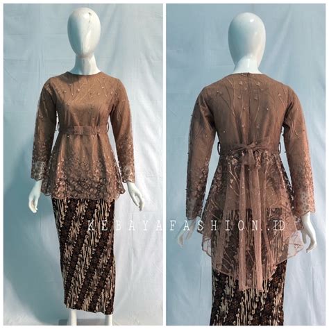 Jual Kebaya Modern Stelan Kebaya Brukat Set Kebaya Brokat Kebaya Wisuda