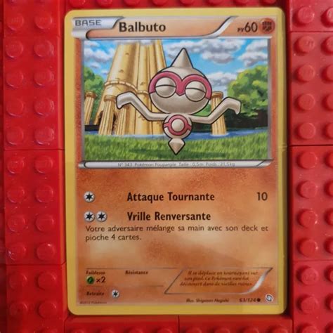 CARTE POKÉMON NOIR Blanc Dragon Exalte 63 124 balbuto EUR 2 50