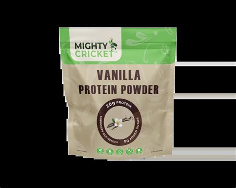 Vanilla Clean Protein Powder | Mighty Cricket