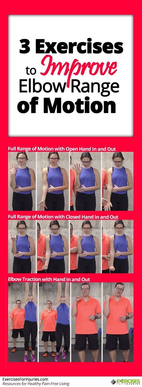 Exercises to Improve Elbow Range of Motion | Exercise, Arm workout, Elbow exercises