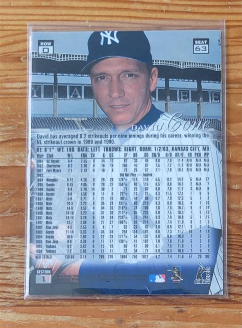 Yahoo オークション David Cone 1997 Flair Showcase Showcase