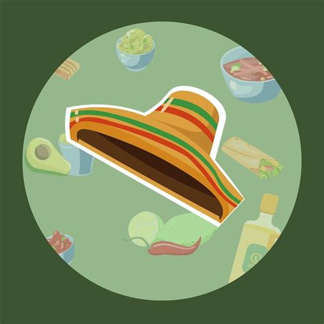 Um Cl Ssico Prato Picante E Picante Da Am Rica Latina Vetor Premium