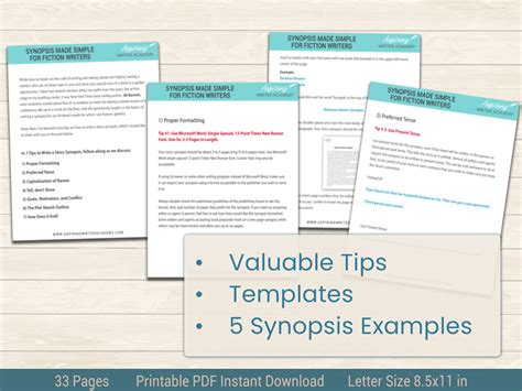 Synopsis Made Simple For Fiction Writers - Aspiring Writer Academy