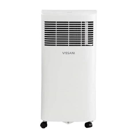 Vissani 5 000 Btu 115 Volt Portable Air Conditioner With Dehumidifier