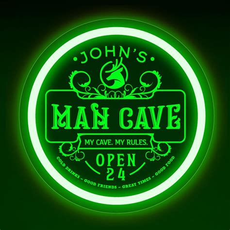 Amazon Man Cave Neon Signs Personalized Man Cave Decor Man Cave