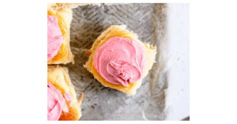 Pink Iced Buns Cloudy Kitchen By Chloewaru A Thermomix ® Recipe In