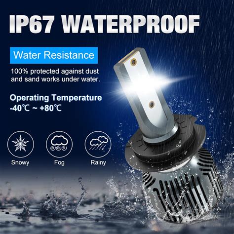 Купить 2 шт. 30000LM H4 H7 Led 3570 CSP H1 H8 H11 H16 9005 HB3 9006 HB4 ...