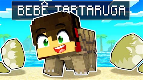 Guihh Nasceu Como Bebe Tartaruga No Minecraft Guihh Youtube