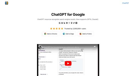 ChatGPT For Google Trending AI Tool For ChatGPT And Best Alternatives