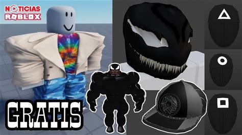 EVENTO VENOM NUEVAS MASCARAS DEL JUEGO DEL CALAMAR EN ROBLOX Ropa 3D