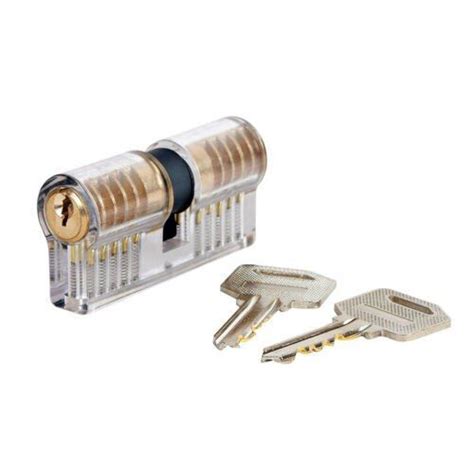 Clear Transparent Lock Cutaway Locks Inside View Practice Padlock