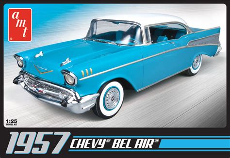 AMT 1957 Chevy Bel Air 1 25 Scale Model Kit Round2