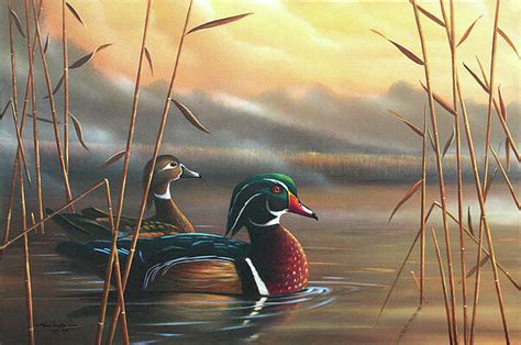 Duck Hunting Painting