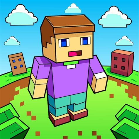 Minecraft Desenho Infantil - Desenho animado de ilustração vetorial de minecraft craft | vetor ...