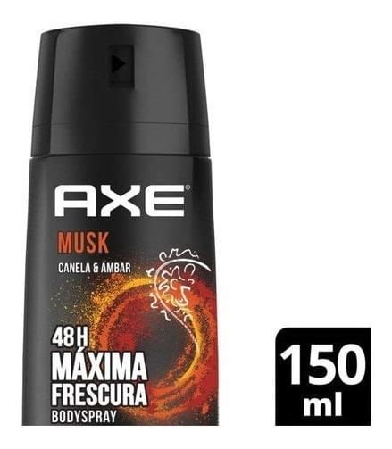 Axe Musk Canela Y Ambar Desodorane En Aerosol 150ml Axe Desodorantes