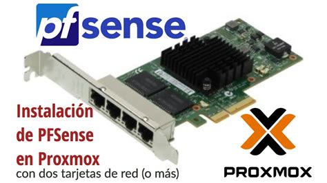 Cómo instalar PFSense en Proxmox con dos o más tarjetas de red NICs