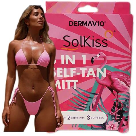 Rękawica do samoopalacza 3w1 Derma V10 SolKiss 1 sztuka ERLI pl