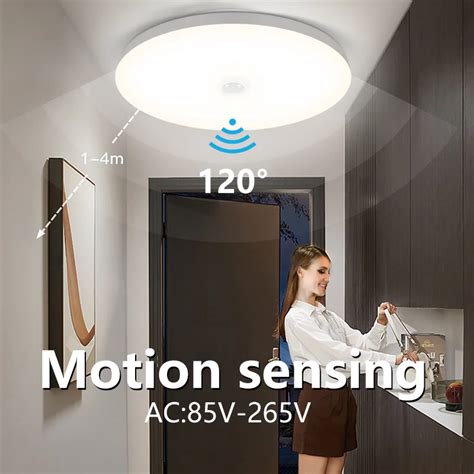 Lámparas de techo LED modernas con Sensor de movimiento PIR luces de