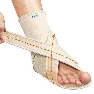 Jomeca Upgraded Drop Foot Brace For Walking With Shoes Dual Forefoot