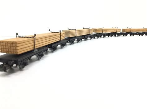 Märklin H0 361G Modellbahn Güterwagen 4 Vier Langholzwagen DB