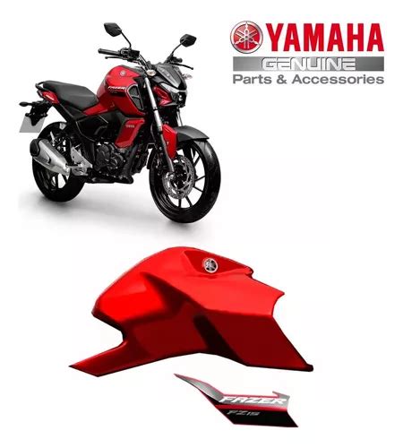 Capa Direita Tanque Vermelha Fazer Fz Abs Original Yamaha