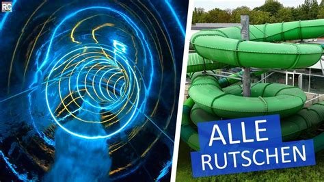 Auebad Kassel Alle Rutschen All Water Slides Onride Youtube